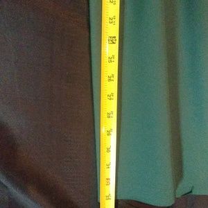 Hunter green long jacket 2 piece suit